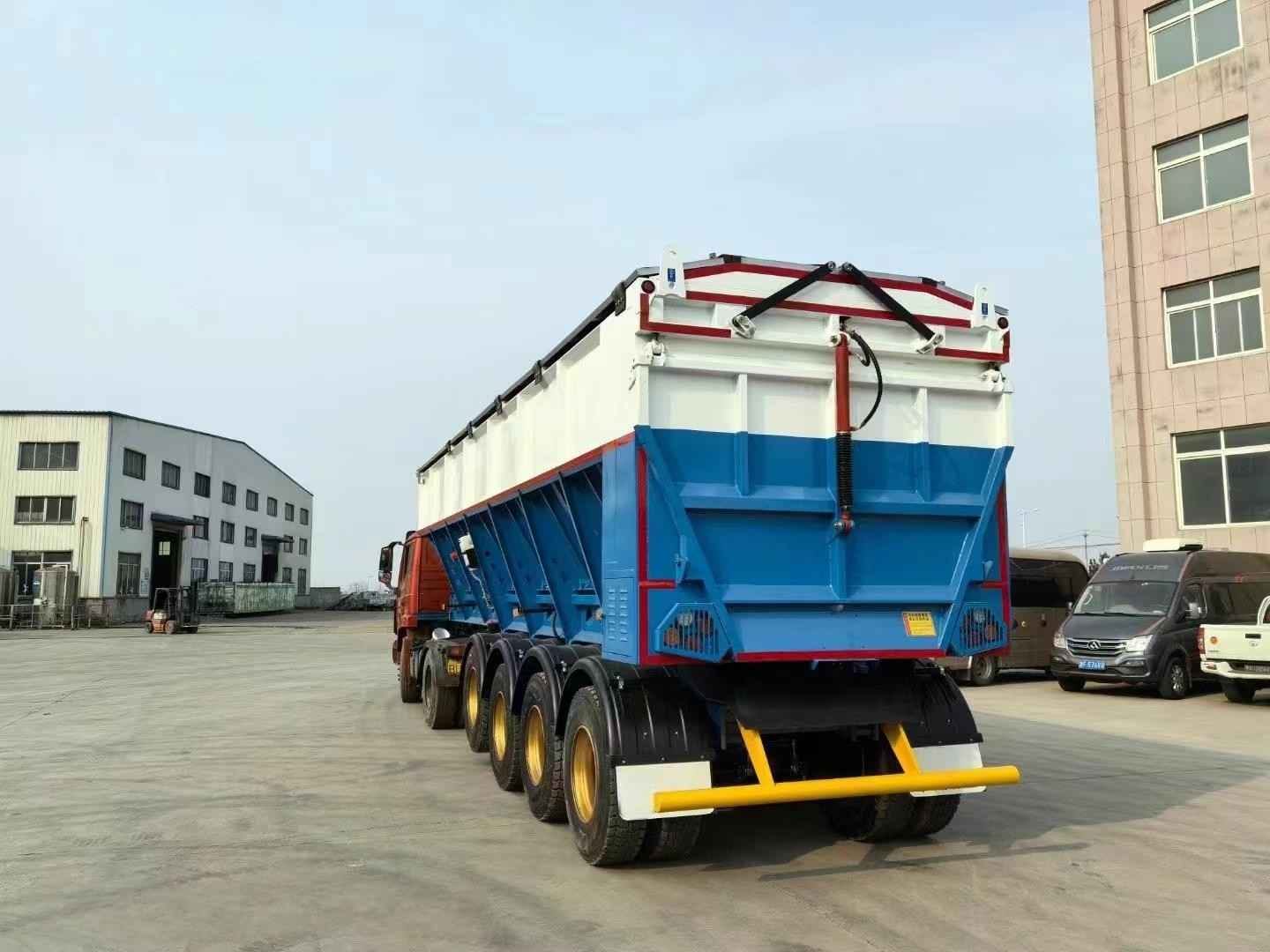 4-axle Bulk grain transport semi-trailer - Image 3