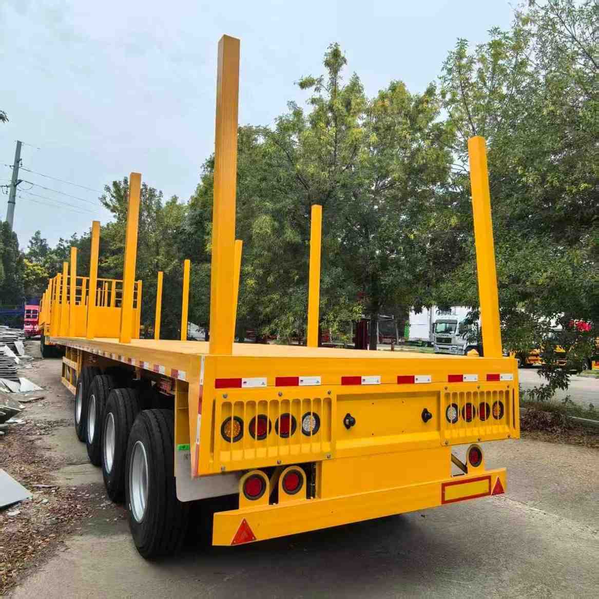 4-axle Flat Panel Semi-Trailer - Image 3