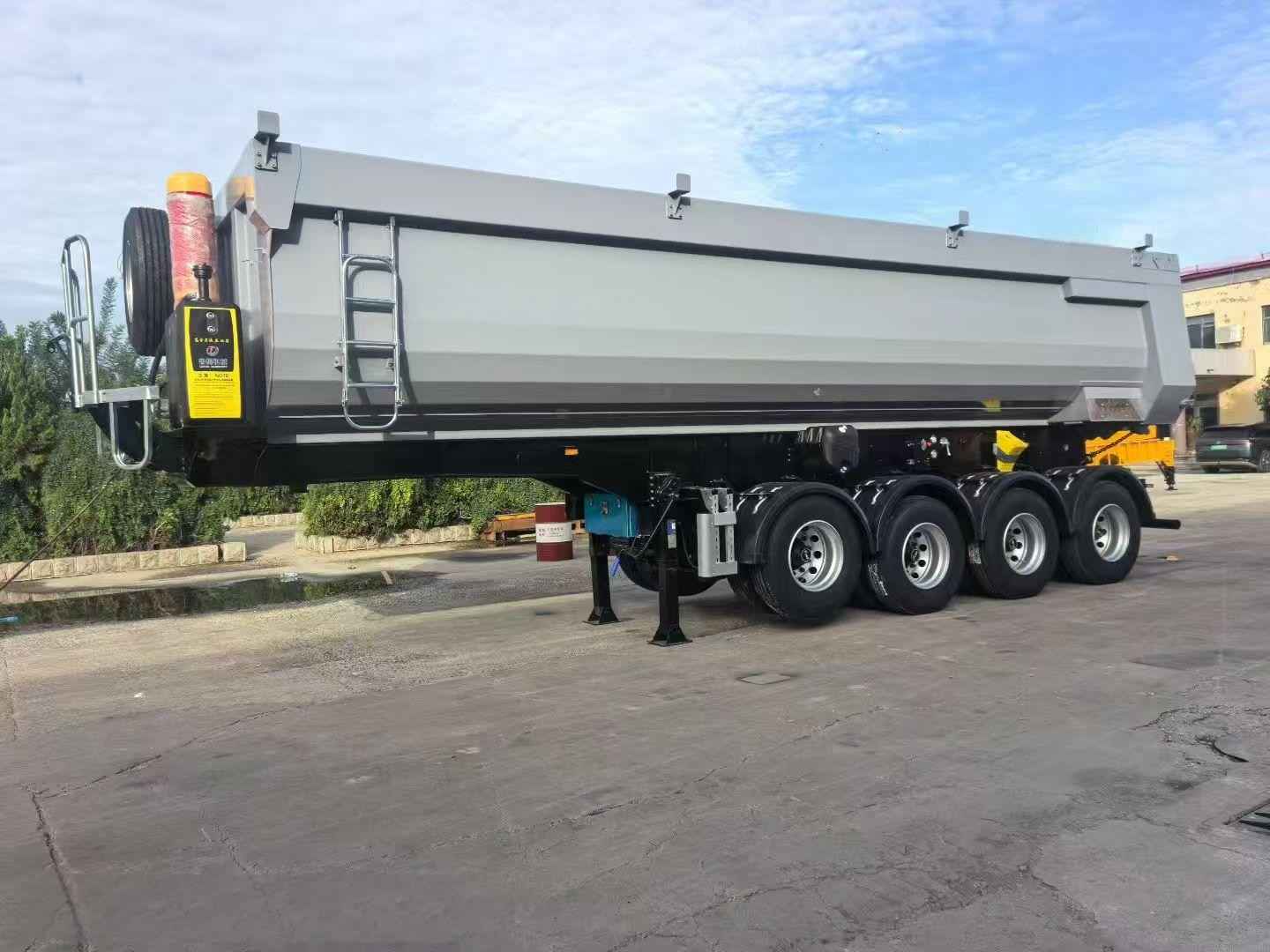 4-axle U-shaped four-axle rear dump semi tarlier - Image 5