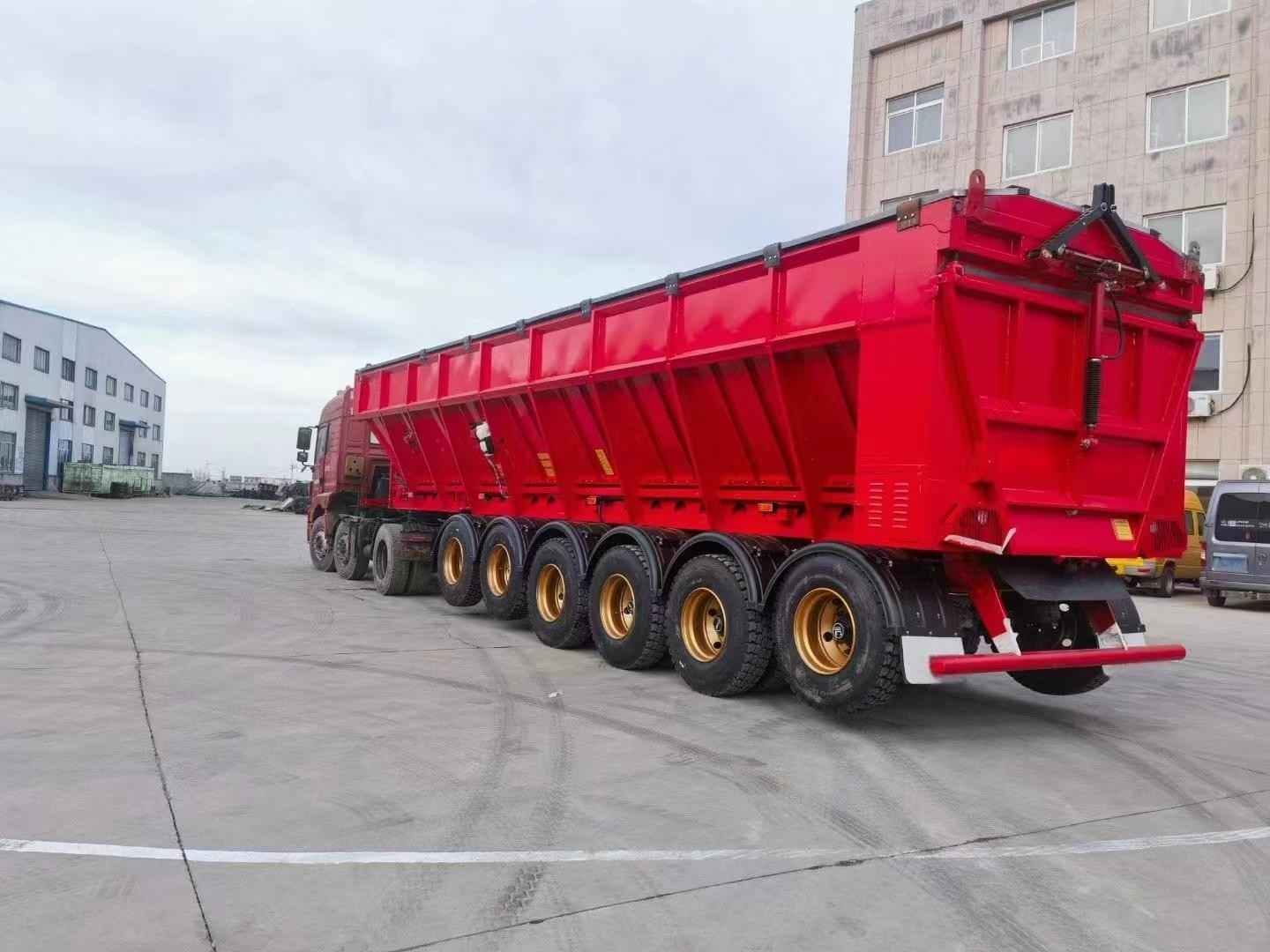 6-axile Bulk grain transport semi-trailer - Image 4