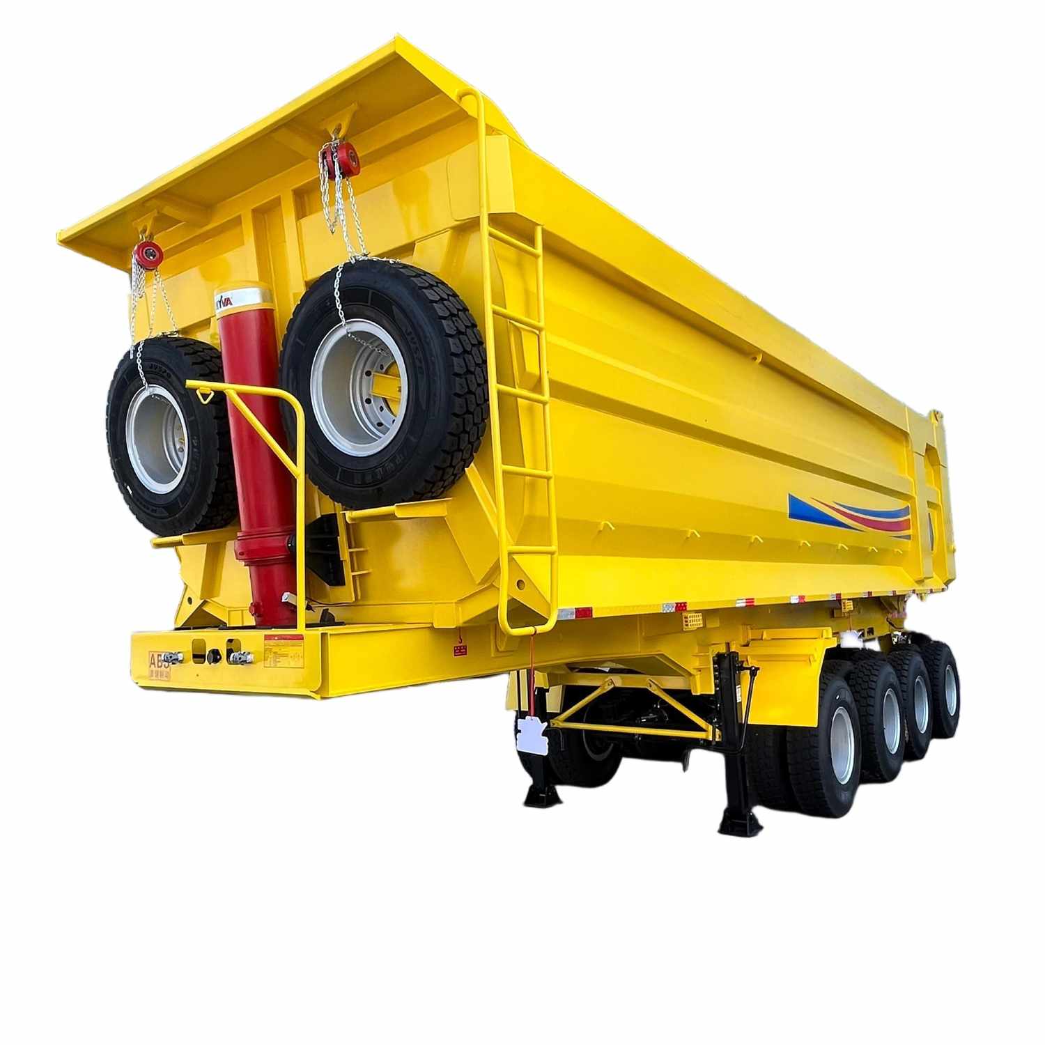 4-axle U-shaped four-axle rear dump semi tarlier