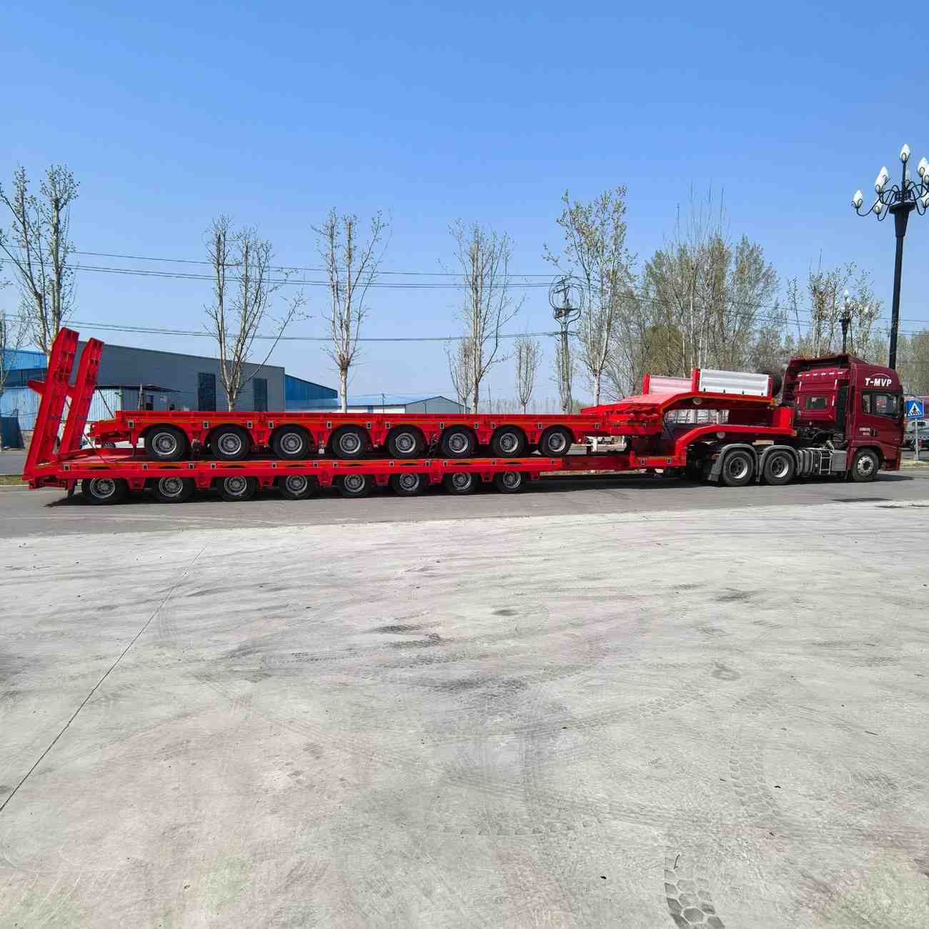 Low-profile multi-axle low flatbed semi-trailer - Image 5