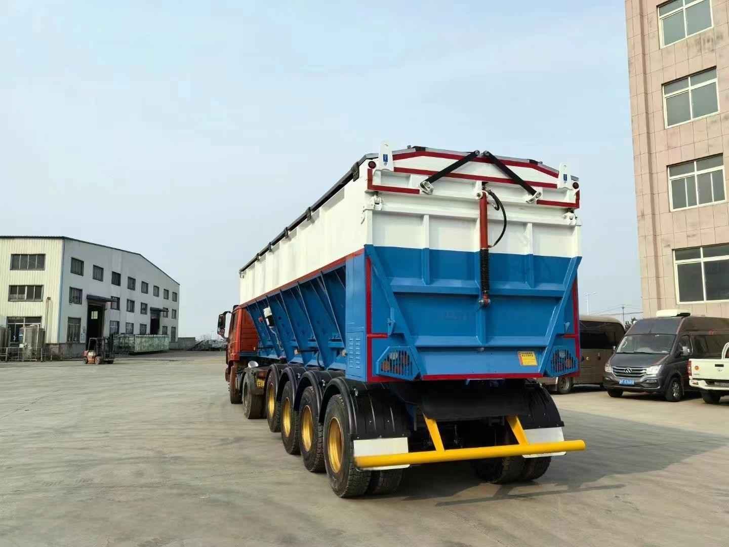 4-axle Bulk grain transport semi-trailer - Image 4