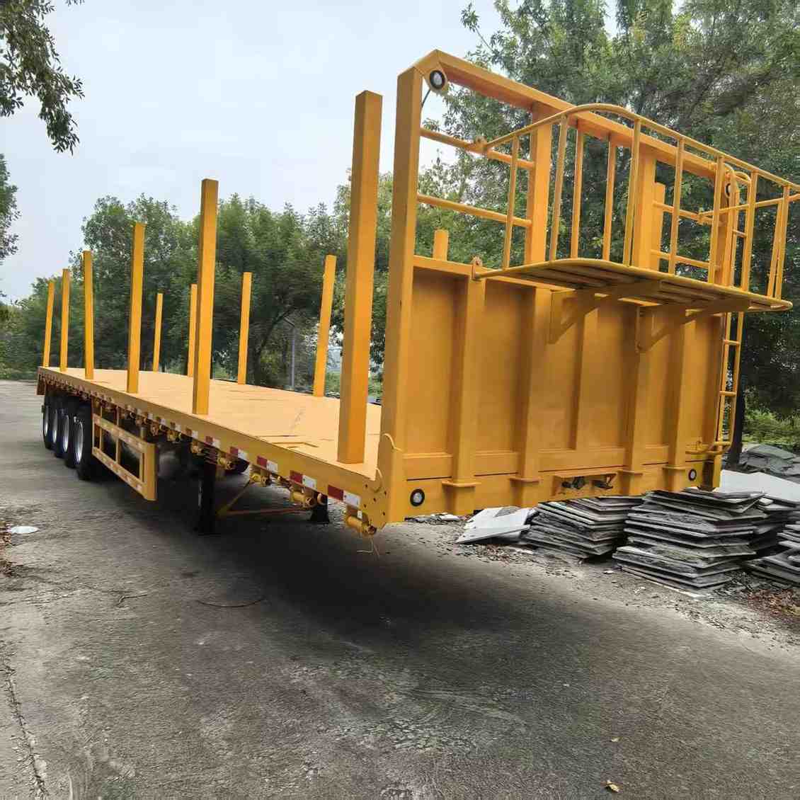 4-axle Flat Panel Semi-Trailer - Image 2