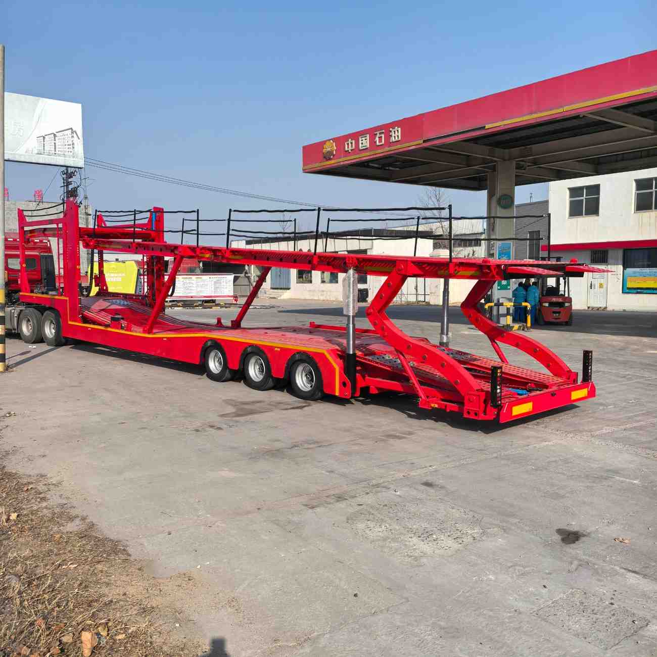 3-AXLE Sanqiao Multi-Purpose Sedan Carrier (40 feet) - Image 3