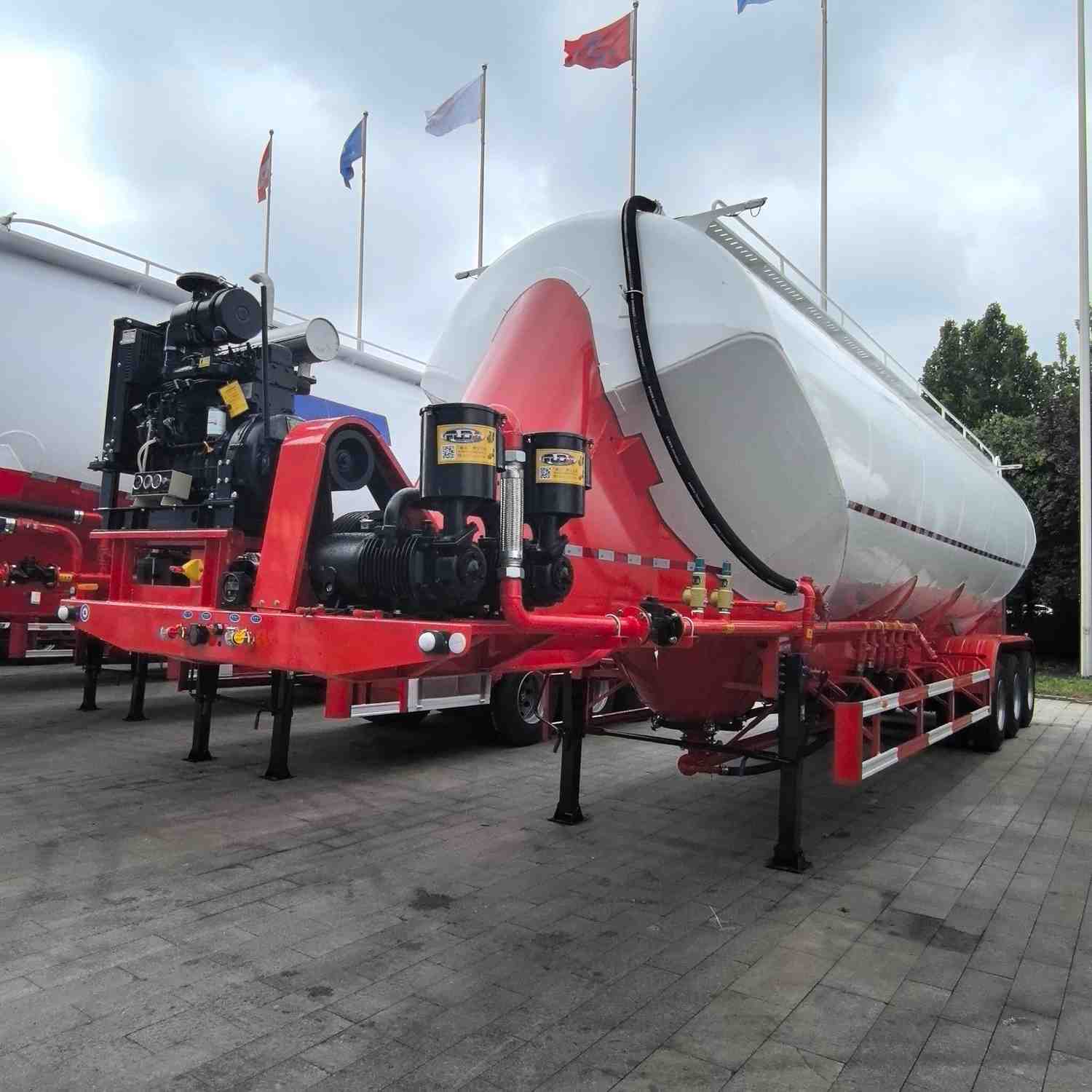 Vertical cement tank semi-trailer - Image 2
