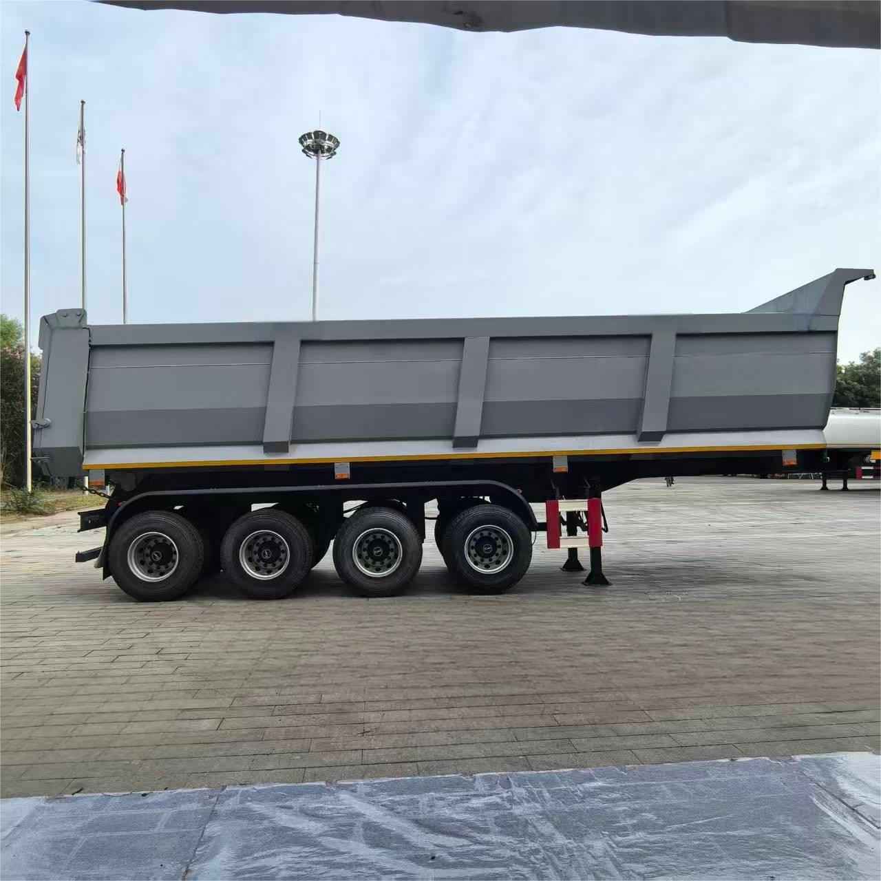 4-axle U-shaped four-axle rear dump semi tarlier - Image 3