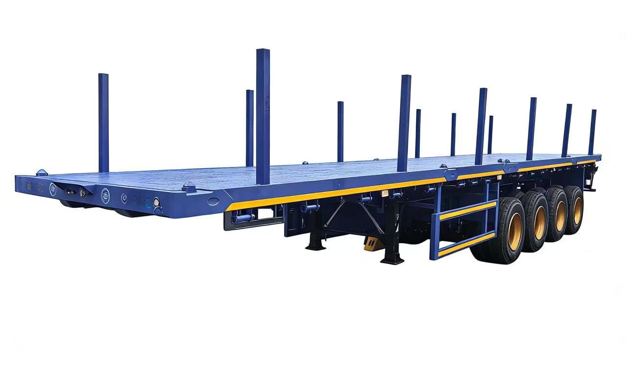 4-axle Flat Panel Semi-Trailer